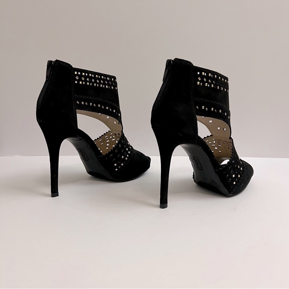 Jennifer Lopez Sweet Gum Cutout High Heels- Black - Picture 5 of 10